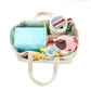 New Corduroy Diaper Caddy Organizer Foldable Multi-Pocket Diaper Storage Basket With Handle Nappy Storage Organizer Newborn