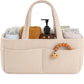 New Corduroy Diaper Caddy Organizer Foldable Multi-Pocket Diaper Storage Basket With Handle Nappy Storage Organizer Newborn